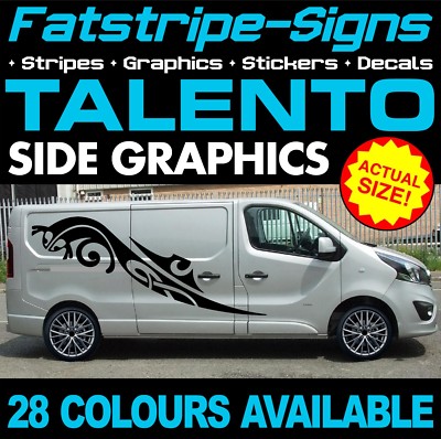 passend für Fiat Talento Grafik Aufkleber Streifen Decals Camper Van Wohnmobil SWB LWB
