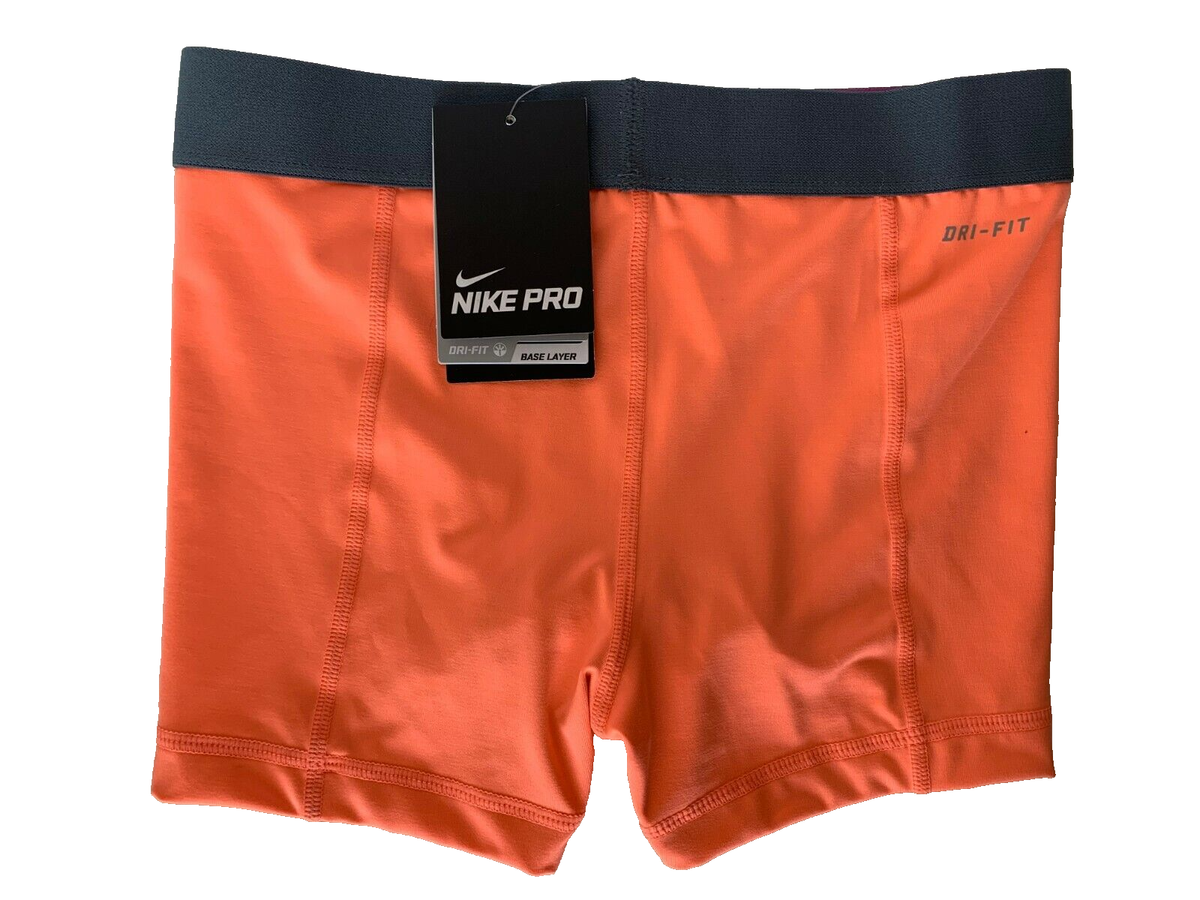 NEW! NIKE PRO [XS] Women's Compression Yoga Shorts-Peach