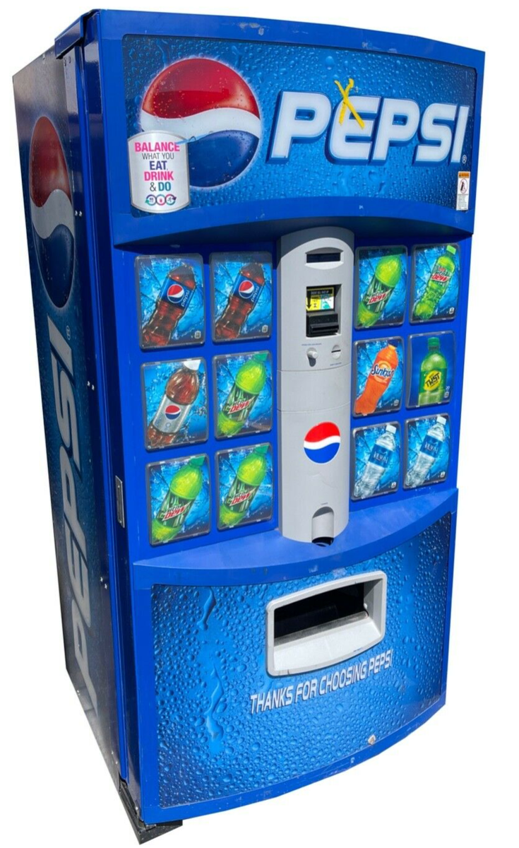 Dixie Narco 501E HVV Pepsi Beverage Soda Vending Machine MDB | eBay