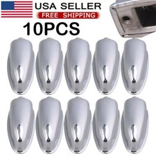 10PCS Triangle Alloy Silver Single End Snare Drum Lugs for Tom Drum