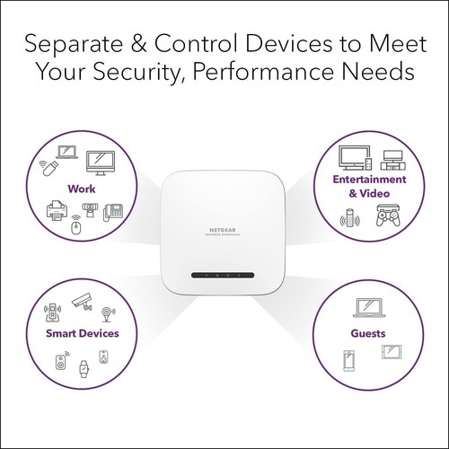 Fachhändler: NETGEAR WAX214 WLAN Access Point PoE WiFi 6 - Bild 4 von 5