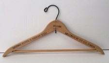 Vintage WOODEN ADVERTISING HANGER Diplomat Resort Hollywood By The Sea Florida