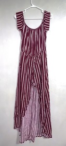 burgundy maxi romper