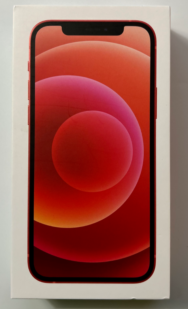 Apple iPhone 12 Red Empty BOX ONLY with Stickers - NO PHONE | eBay