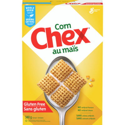 2-Pack General Mills Corn Chex Breakfast Cereal, Gluten Free, Whole Grains, 340 