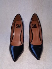 SM Black High Heel Pumps Size 7M Womens Shoes
