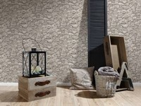 3,00 €/Qm / Tapete As Creation 35583-4 Bruchstein Steinwand / Tapete Steinoptik