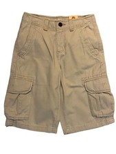 NEW Urban Pipeline Boy s Khaki Adjustable Waist Cargo Shorts Size 10 Regular