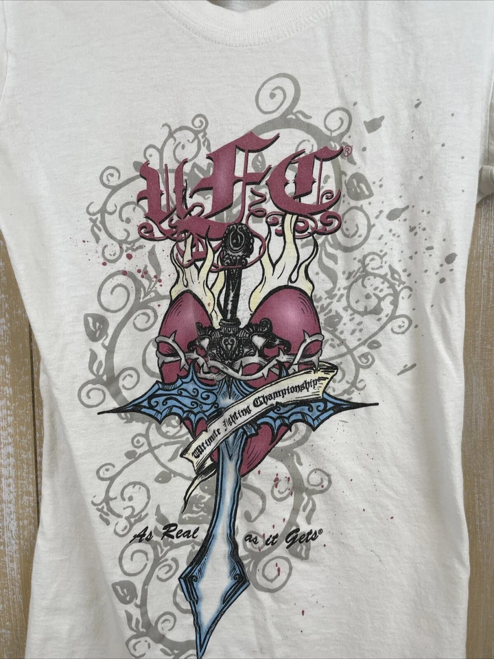 VTG UFC Ultimate Fighting Championship As Real As It Gets T-Shirt Juniors Sz L - Image 2 of 4