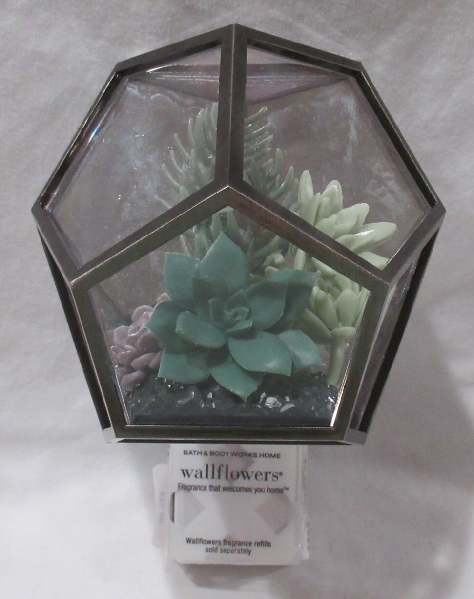 Bath & Body Works Wallflower Fragrance Plug SUCCULENT IN GLASS TERRARIUM