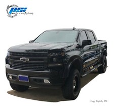 Extension Style Paintable Fender Flares Fits Chevrolet Silverado 1500 19-21