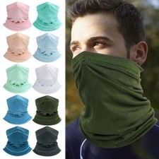 Breathable Neck Gaiter Tube UV Face Mask Thin Scarf Bandana Quick Dry Headband