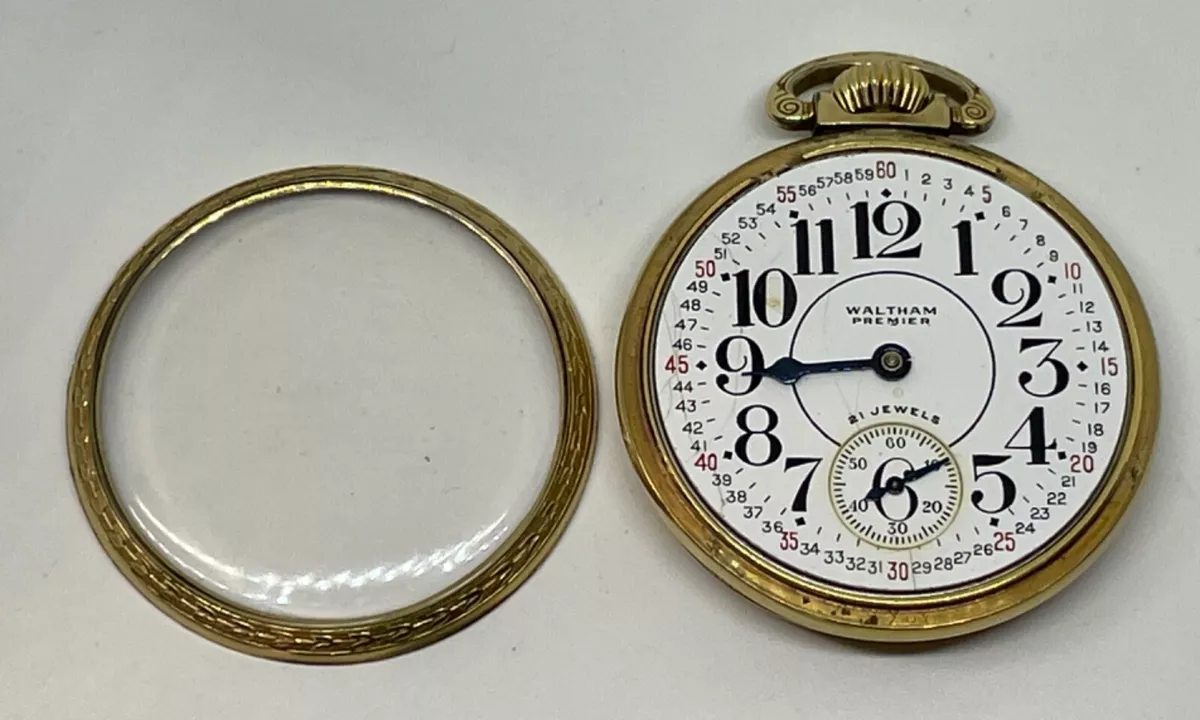 Waltham 21 jewels shop pocket watch