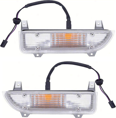 1970 1973 CAMARO STD. PARK LAMP ASSEMBLY PAIR NEW OER # 169170K