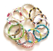 Nepal Bracelets. 1 Dozen Premium Random Colors Wholesale.