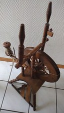 Spinnrad Massiv Echt Holz Alt Antikstil