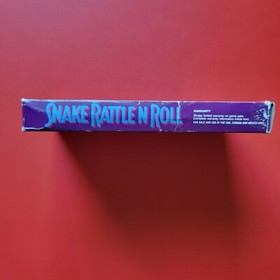 Snake Rattle n Roll Nintendo NES Game Box Manual Cleaned Tested Vintage 8 Bit