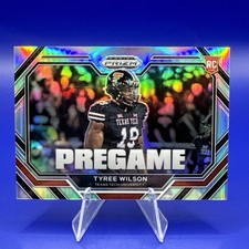TYREE WILSON 2023 Panini Prizm Draft Picks #PG-13 Pregame Silver Prizm Raiders