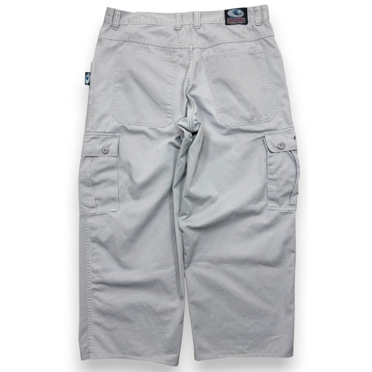 Vintage Interstate Freestyle Clothing Cargo Pants Gray 38 22