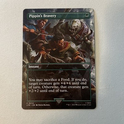 MTG Pippin's Bravery (414/479) The Lord of the Rings Tales of Middle-earth NM