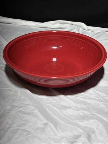 Fiesta Ware HLC USA 13 Red Serving/Pasta Bowl Scarlet Red 12 1/2”