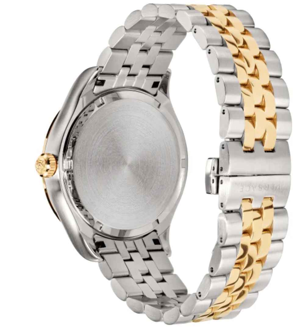 Versace Hellenyium Green Sunray Dial Quartz Men's Watch 42mm