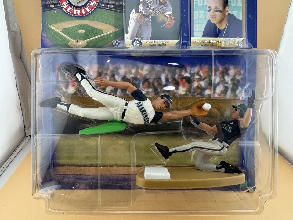 1999 Kenner Starting Lineup Alex Rodriguez Minors To The Majors Classic Doubles - Image 3 of 4