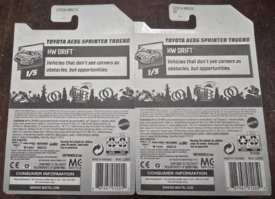 Hot Wheels 2021 Toyota AE86 Sprinter Trueno ZAMAC FALKEN HW Drift