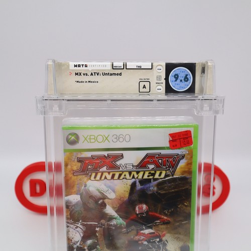 XBox 360 Game MX VS. ATV: UNTAMED - WATA GRADED 9.6 A! NEW & Factory Sealed! - Picture 2 of 10