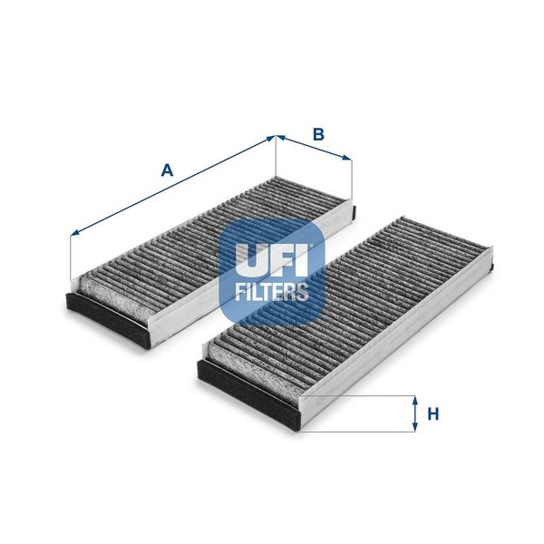UFI 54.153.00 Filter, Innenraumluft FüR Audi Lamborghini VW-image