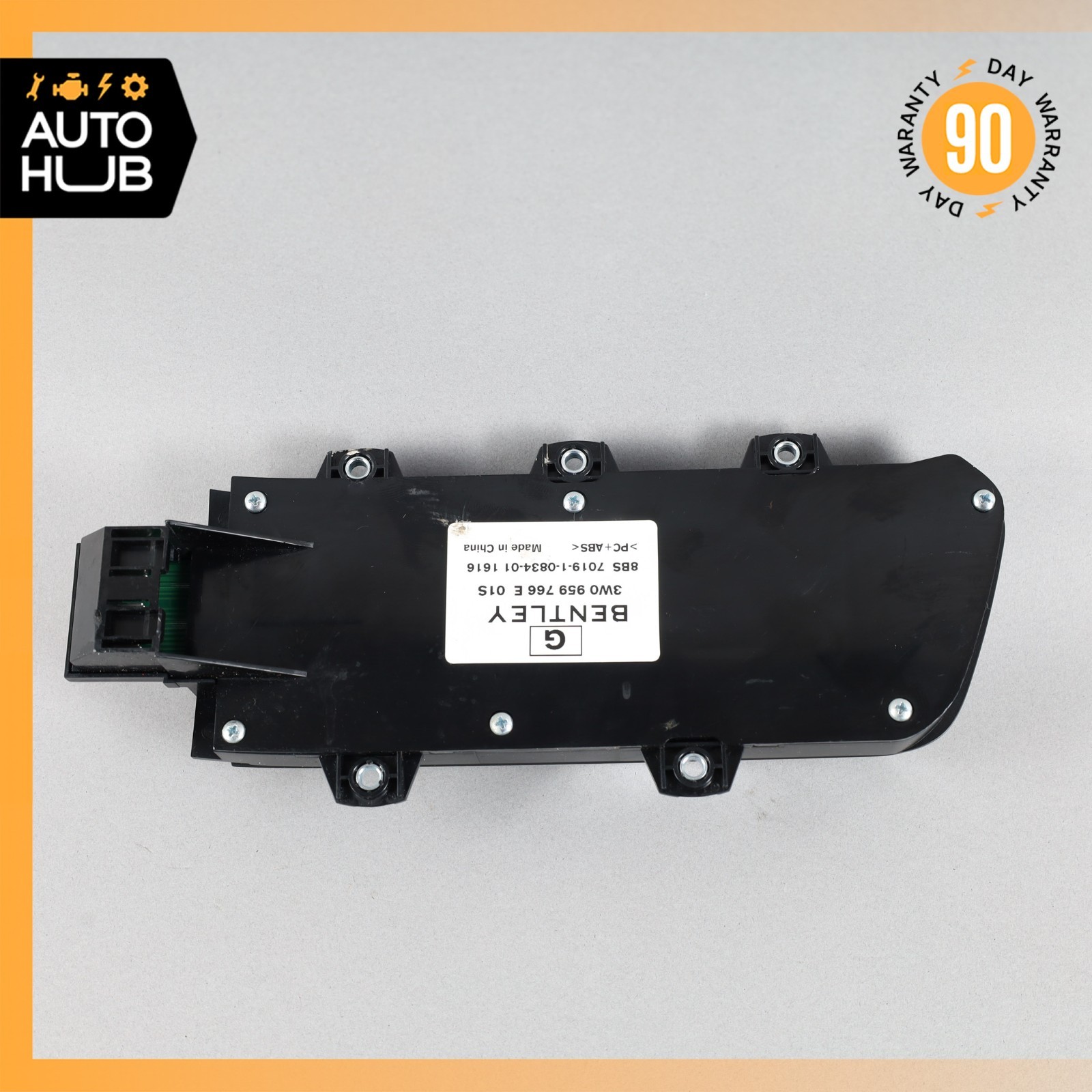 03-18 Bentley Continental GTC GT Front Right Seat Control Memory Switch OEM