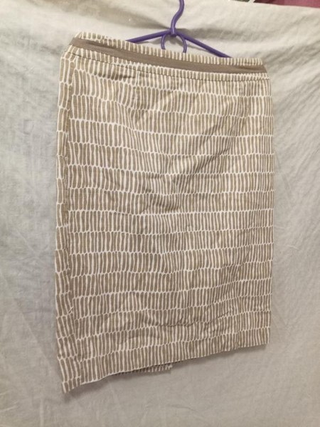 Women Boden Skirt White Cotton 38 / M / 46 #8ERR