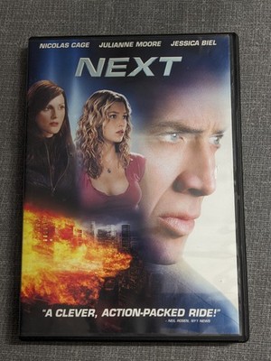 NEXT DVD Starring Nicolas Cage, Julianne Moore, Jessica Biel - Action Thriller