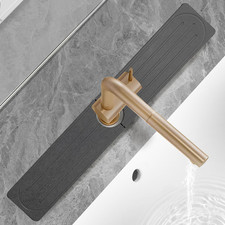 Stone Faucet Mat for Kitchen Sink, Diatomite Fast Drying Absorb Moisture Tray, P