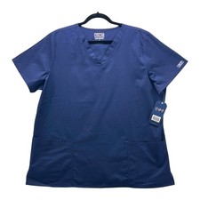 Cherokee Workwear Mens Scrub Top XL Core Stretch Workwear Stretchy Comfy Nursing
