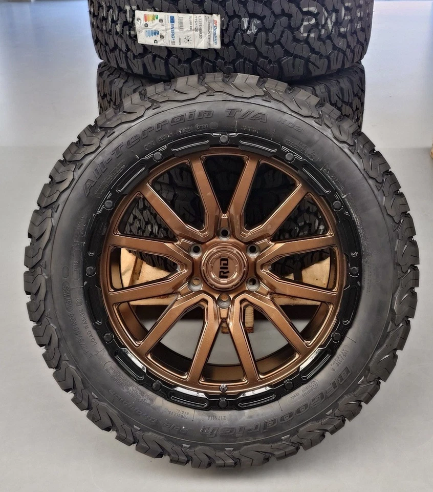 RID R06 9,5x20 6x139,7 Felgen + Reifen BF Goodrich KO2 275/55/20 für Ford Ranger - Bild 2 von 2