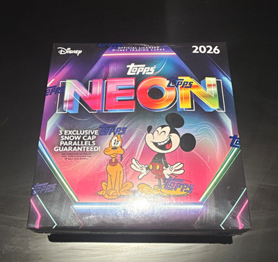 Topps Neon Disney Mickey Mouse 2026 Display   exklusive Parallels