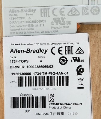 AB 1734-TOPS POINT I/O Terminal Base 1734TOPS New in Factory Box Free Shipping