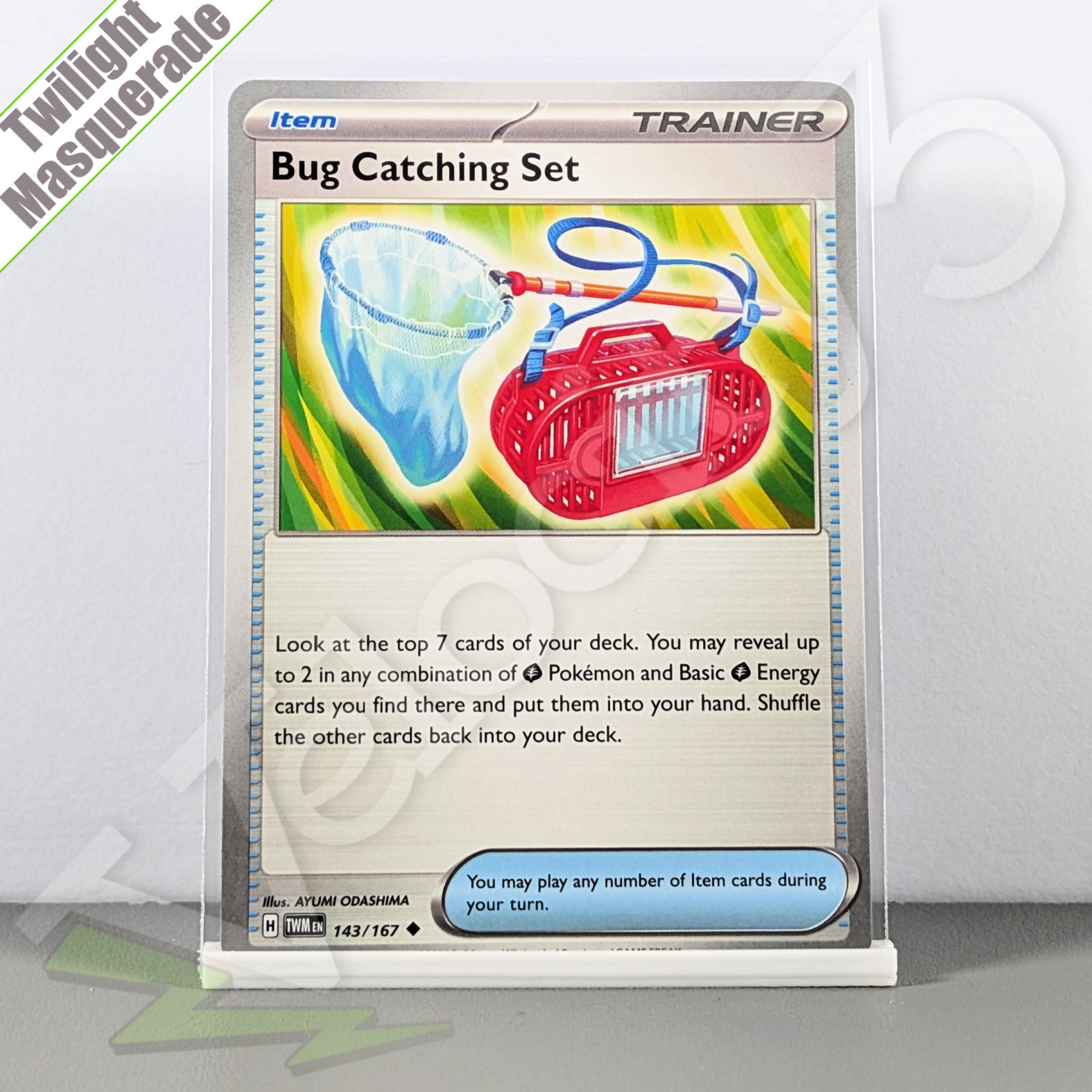 Pokemon TCG Item Card - Bug Catching Set 143/167 | Twilight Masquerade 2024 TWM