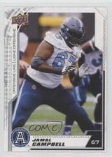 2020 Upper Deck CFL Jamal Campbell #103 2j2