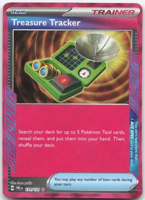 Treasure Tracker 131/131 ACE SPEC Rare Prismatic Evolutions Pokemon Near Mint