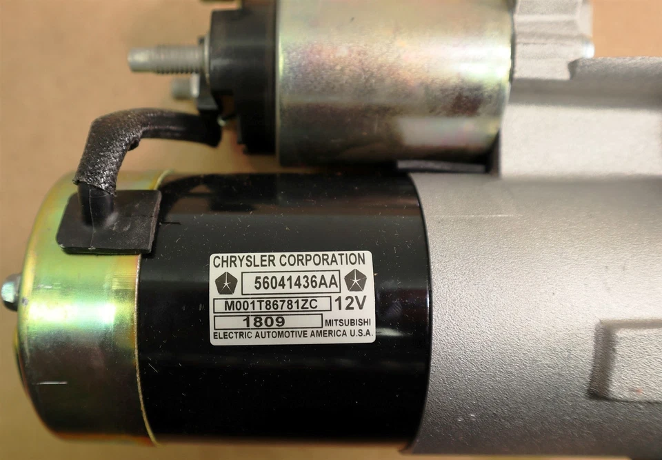 Arranque Jeep 2.4L 03 12V Liberty TJ Wrangler M001T86782ZC 56041436AA OEM de fábrica Foto 4 de 4