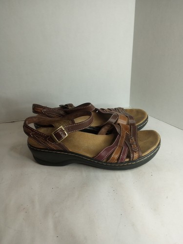 Sandales Clarks Bendables Femme – Cuir Marron Taille 8 US