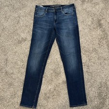 American Eagle Jeans Womens Size 10 Dark Blue Skinny Super Stretch Preowned
