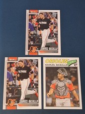 (3) Samuel Basallo 2026 Topps Rookie Card #104 + Heritage #175 RC Orioles