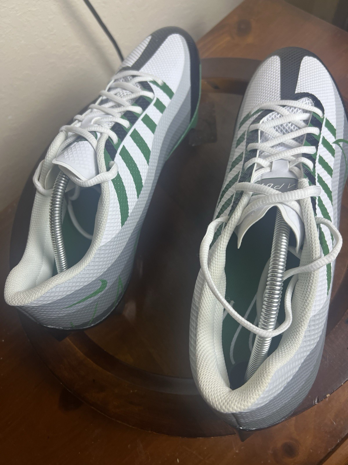 Nike Vapor Edge Speed 350 Black Pine Green Football Cleats Size 16 DV0780-004 thumbnail 3