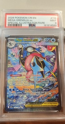 Mega Greninja ex 116/086 Me04: Chaos Rising Holo for sale online