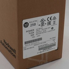New Sealed Allen Bradley 25B-D010N104 /A Powerflex 525 AC Drive 5HP 4.0KW