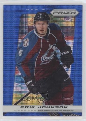 2013-14 Panini Prizm Wal-Mart Blue Pulsar Prizm Erik Johnson #132 av1