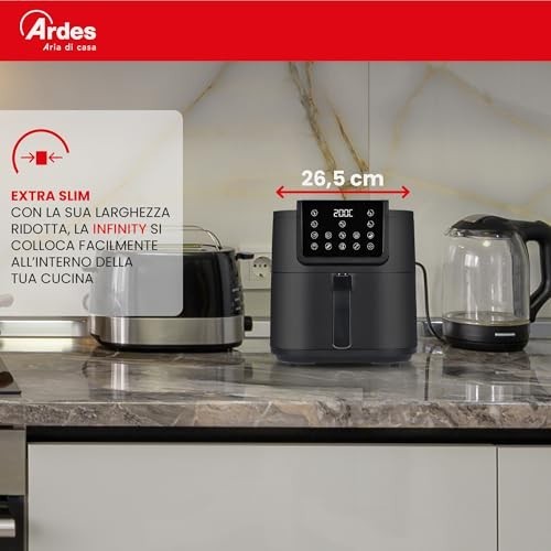 Ardes Friggisana Infinity ARFRYA05L - Friggitrice ad aria 8 litri - Airfryer +35 foto 6